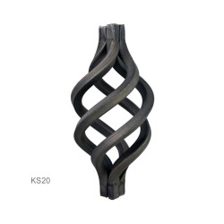 Šiška 175x80mm,  štvorhran 20x20mm Šiška 175x80mm,  štvorhran 20x20mm